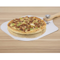 Yuming Factory Aluminum Metal Pizza Peel with Foldable Wood Handle & Rocker Cutter